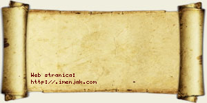 Janoš Globoderski vizit kartica